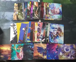 All 53 MTG Magic Final Fantasy Art Cards Complete Set, and 6 Signature Cards - Image 1