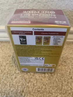One Piece TCG Kingdoms Of Intrigue DP-01 Factory Sealed Double Pack Set 1 New! - Image 2