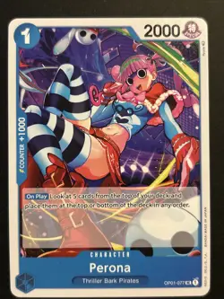 Perona UC OP01-077 - Romance Dawn - One Piece TCG - Image 1