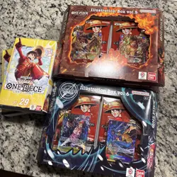 One Piece Illustration Box Vol 5, 6, and egghead st 29 bundle Brand New - Image 1