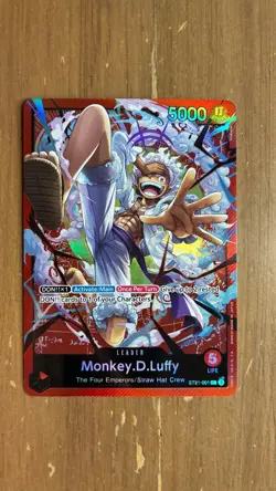 Monkey.D.Luffy 001 L Starter Deck EX: Gear 5 ST21-001 One Piece 7⚓📈 - Image 1