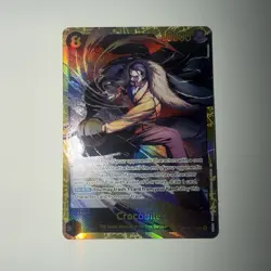 Crocodile OP14-120 SEC Secret Rare The Azure Sea's Seven One Piece TCG JP - Image 1