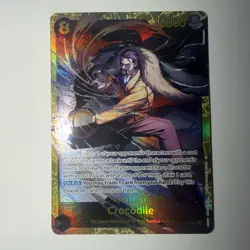 Crocodile OP14-120 SEC Secret Rare The Azure Sea's Seven One Piece TCG JP - Image 2