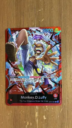 Monkey.D.Luffy 001 L Starter Deck EX: Gear 5 ST21-001 One Piece 6⚓📈 - Image 1