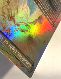 MTG Galadriel, Light of Valinor *BORDERLESS FOIL* The Lord of the Rings 498 NM - Image 5