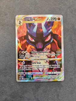 Pokemon Lucario Vstar #SWSH291 Black Star Promo English - #3 - Image 1