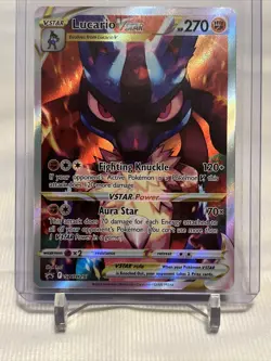 Lucario Full Art VSTAR SWSH291 Holo Black Star Promo Pokemon TCG NM - Image 1