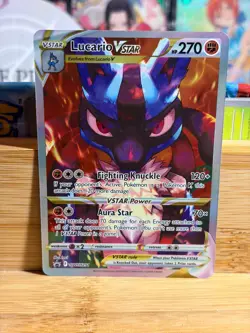 LUCARIO VSTAR SWSH291 Sword&Shield Black Star Promo Holo Pokemon TCG Near Mint - Image 1
