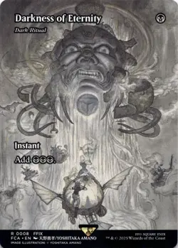 Darkness of Eternity - Dark Ritual (Showcase) Final Fantasy - Magic MTG NM - Image 1