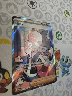 Hilda 164/086 Full Art Ultra Rare White Flare Holo Pokemon TCG Card NM Condition - Image 2
