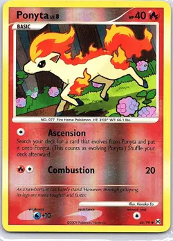 Ponyta 46/99 Arceus Reverse Holo LP - Image 1