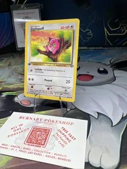 Jigglypuff 54/64 Jungle 1st Edition WOTC Pokemon Card - Near Mint - Image 3