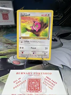Jigglypuff 54/64 Jungle 1st Edition WOTC Pokemon Card - Near Mint - Image 5
