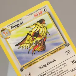 Pokemon TCG - Pidgeot 24/64 Jungle Rare 1st Edition WOTC 1999 - DMG - Image 1