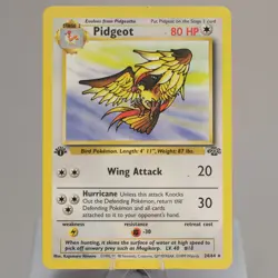 Pokemon TCG - Pidgeot 24/64 Jungle Rare 1st Edition WOTC 1999 - DMG - Image 2