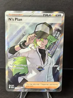Pokemon TCG Black Bolt Card N's Plan 163/086 - Image 1