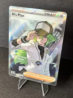 Pokemon TCG Black Bolt Card N's Plan 163/086 - Image 4