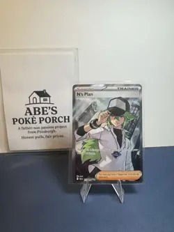 Pokemon TCG Black Bolt Ultra Rare Trainer Card N's Plan 163/086 - Image 1