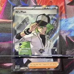Pokemon TCG Black Bolt Card N's Plan 163/086 - Image 1