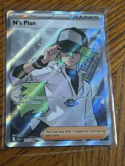 Pokemon TCG Black Bolt Card N's Plan 163/086 - Image 1