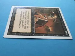 MTG Revised Demonic Tutor 1994 Original Magic Card Vintage Sorcery LP - Image 2