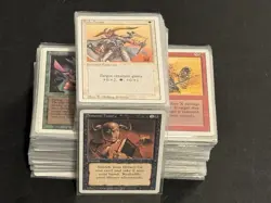 Huge 318 Card Magic the Gathering Revised 1994 Lot! Demonic Tutor Serra Angel! - Image 1