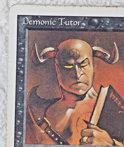 MTG Revised Demonic Tutor 1994 Original Magic Card Vintage Sorcery LP - Image 2