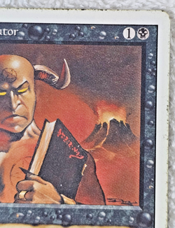 MTG Revised Demonic Tutor 1994 Original Magic Card Vintage Sorcery LP - Image 3