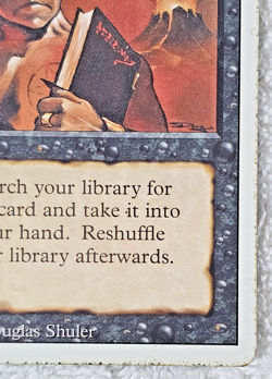 MTG Revised Demonic Tutor 1994 Original Magic Card Vintage Sorcery LP - Image 4