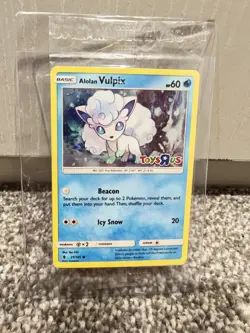 Alolan Vulpix Toys R US Promo Sealed Pokemon TCG Card 21/145 - Image 1