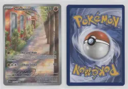 Sudowoodo Illustration Rare Pokemon Scarlet & Violet Paldea Evolved SV02 #219 - Image 3