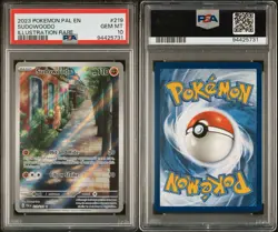 PSA 10 💎 - Sudowoodo 219/193 Pokemon Sv02: Paldea Evolved Illustration Rare - Image 3
