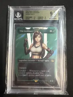 2025 MTG Final Fantasy Borderless Surge Foil #0536 Tifa Lockhart BGS 9.5 - Image 1