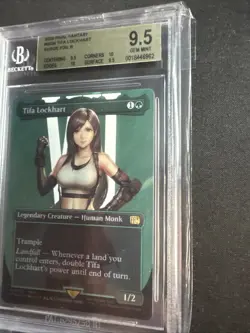 2025 MTG Final Fantasy Borderless Surge Foil #0536 Tifa Lockhart BGS 9.5 - Image 2