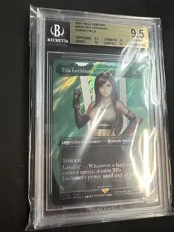 2025 MTG Final Fantasy Borderless Surge Foil #0536 Tifa Lockhart BGS 9.5 - Image 3