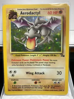 Unlimited Ed WOTC 1999 Vintage Pokemon Fossil Set Card /62 ($2 + Order Required) - Image 4