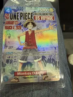 One Piece Monkey.D.Luffy US College Promo P-055 Trading card - New, Sealed - Image 1