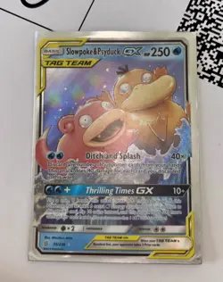 Pokemon TCG Slowpoke and Psyduck GX Ultra Rare Card 35/236 Unified Minds NM - Image 4