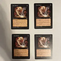 4x Dark Ritual NM / LP [Ice Age] - Crisp Cards - Magic the Gathering Vintage ‘96 - Image 1