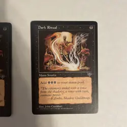 4x Dark Ritual NM / LP [Ice Age] - Crisp Cards - Magic the Gathering Vintage ‘96 - Image 3