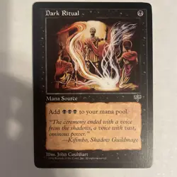 4x Dark Ritual NM / LP [Ice Age] - Crisp Cards - Magic the Gathering Vintage ‘96 - Image 4