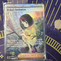 Pokemon TCG SV Scarlet & Violet 151 Erika's Invitation Card #203/165 - Image 1