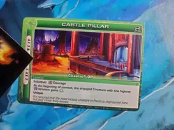 Castle Pillar OP Ultra Rare Location Dawn of Perim. Chaotic TCG Card NM/LP - Image 1