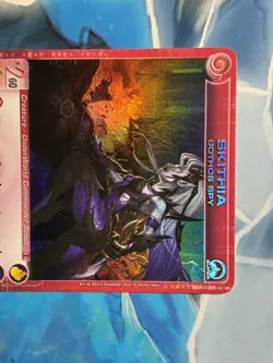 Chaotic Skithia Gothos Spy MAX Wisdom & Energy Super Rare Alliances Unraveled NM - Image 2