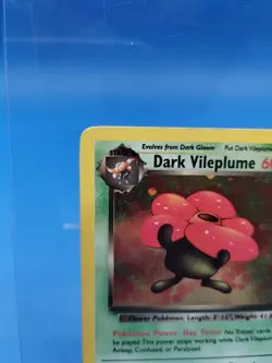 Pokemon Dark Vileplume TCG Holo Card Unlimited Rare, Vintage 13/82, MP - Image 3