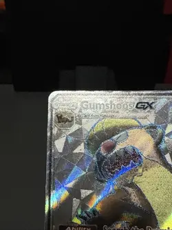 Pokemon Card Gumshoos GX 145/149 Sun & Moon Base Full Art Ultra Rare Played - Image 3