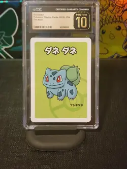Bulbasaur Pokemon Old Maid 2019 Japanese Pokemon Card RED BACK Cgc Pristine 10 - Image 1