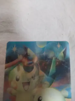 [MP] Pokemon Youchien 3D lenticular Pikachu Rayquaza Deoxys Japanese Card 8491 - Image 2