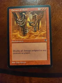 MTG Furnace of Rath Tempest Regular Rare Card Lightly Played LP B - Image 1