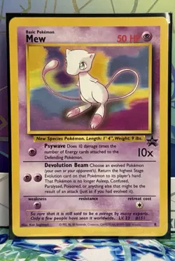 Mew - 8 - Pokemon Wizards Black Star Promo Card NM - Image 1